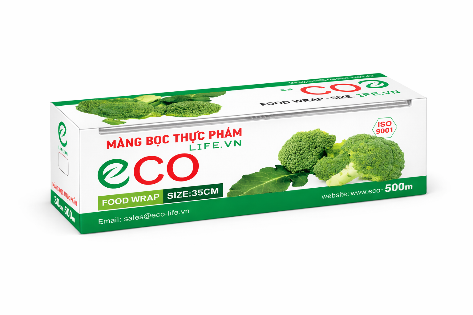 Hộp màng bọc thực phẩm ECOWrap 35cm x 500m
